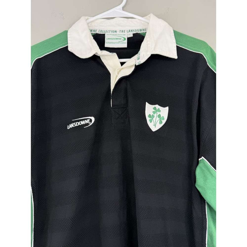 Lansdowne Ireland Rugby Jersey Polo Shirt Men's Large